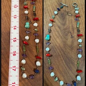 Silpada mixed stone necklace